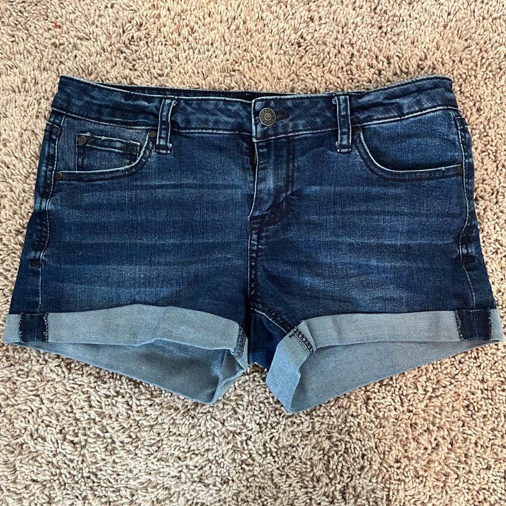 Dark Wash Jean Shorts